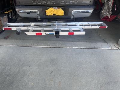 Haul-Master 400 lb cap. hitch motorcycle carrier