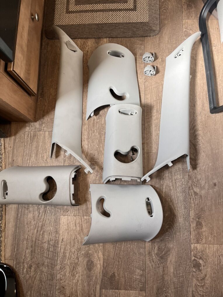 2007-2013 R56 Mini Cooper Interior pillars