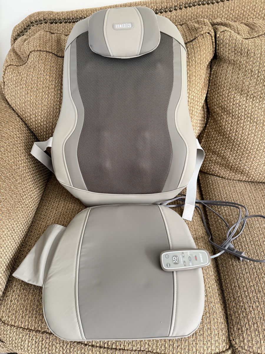 Homedics MCS-615H 3D Technology Shiatsu Back & Shoulder Massage Cushion with Heat