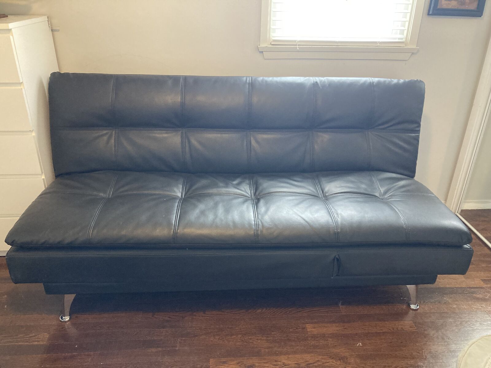 Black Leather Couch