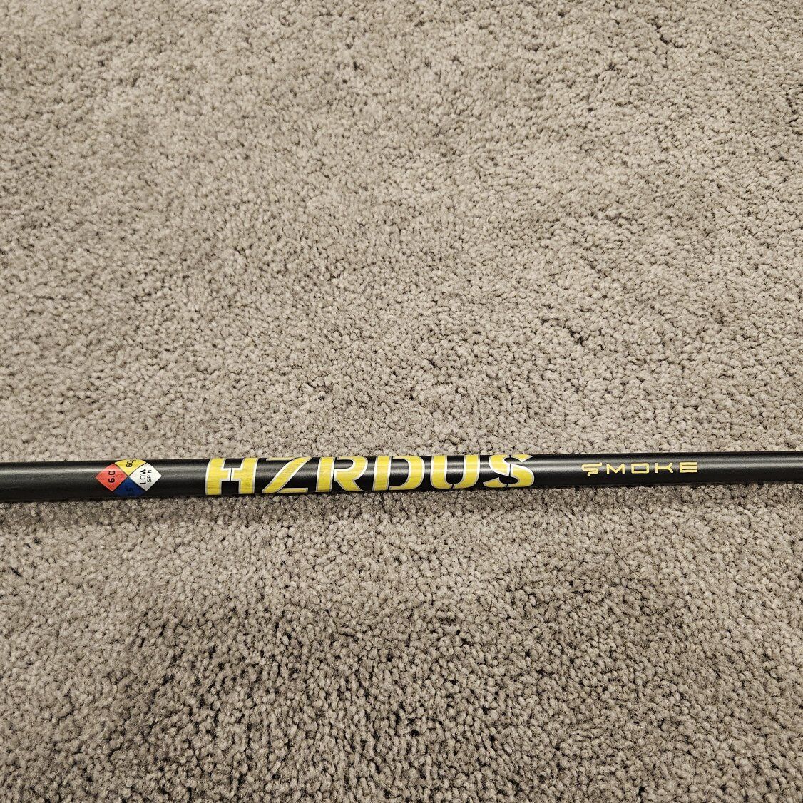 HZRDUS Smoke Yellow Driver Shaft - Stiff