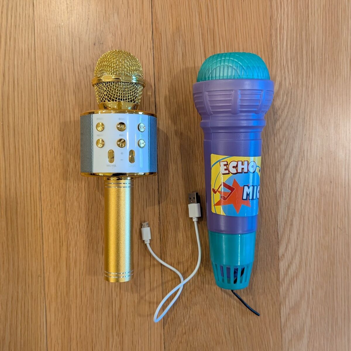 Two Kids Toy Microphones