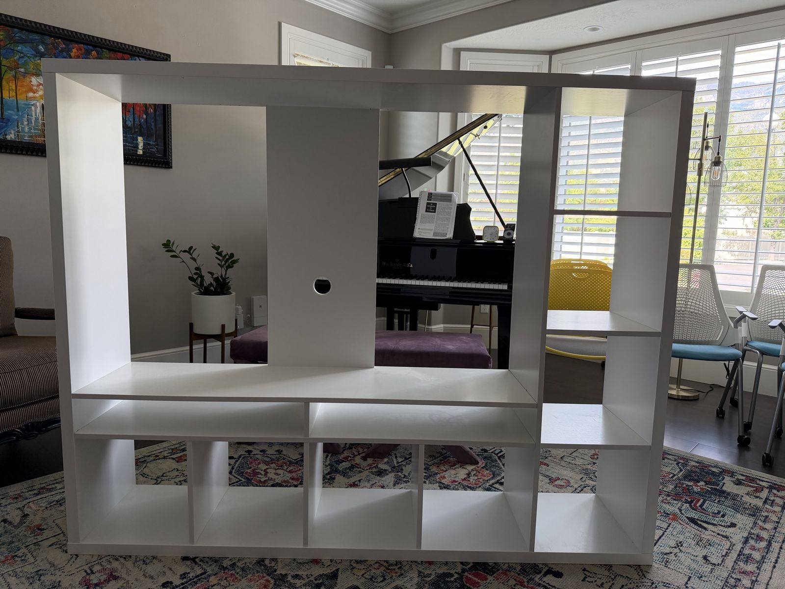 Free IKEA White Cube Storage Shelf Display Unit with Multiple Compartments