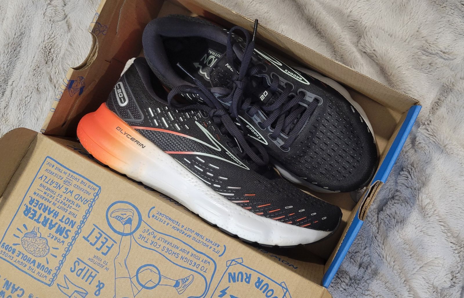 Brooks Glycerin 20 Neutral Running Shoes (Size 7.5)