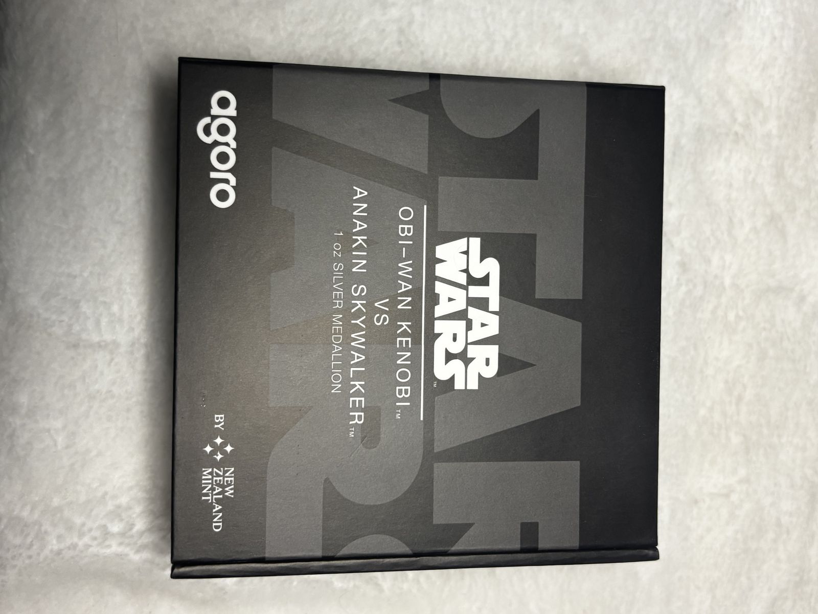 Agoro 1 Oz Obi Wan Vs Anakin rare 2000 Made