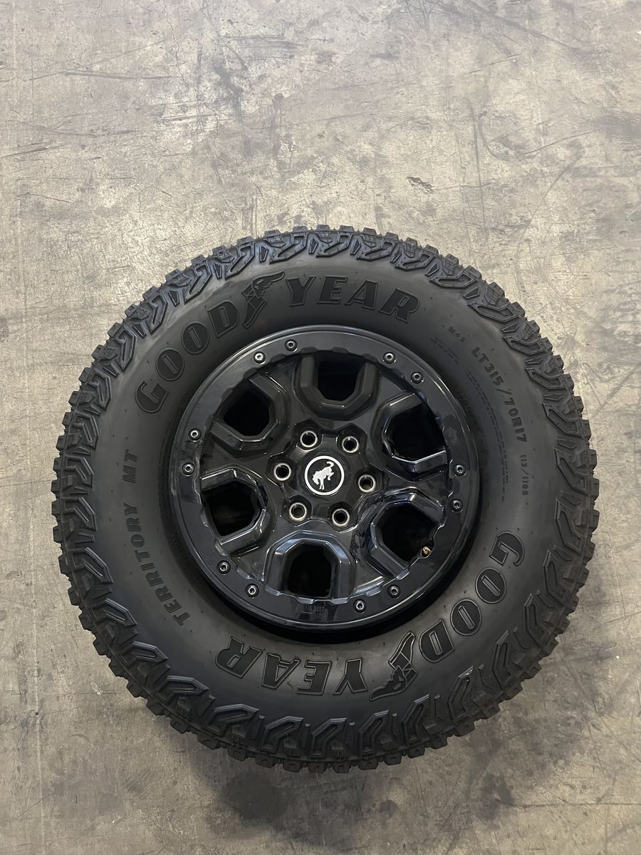 Goodyear Territory MT Tires + Bronco Wheels (Set of 5)