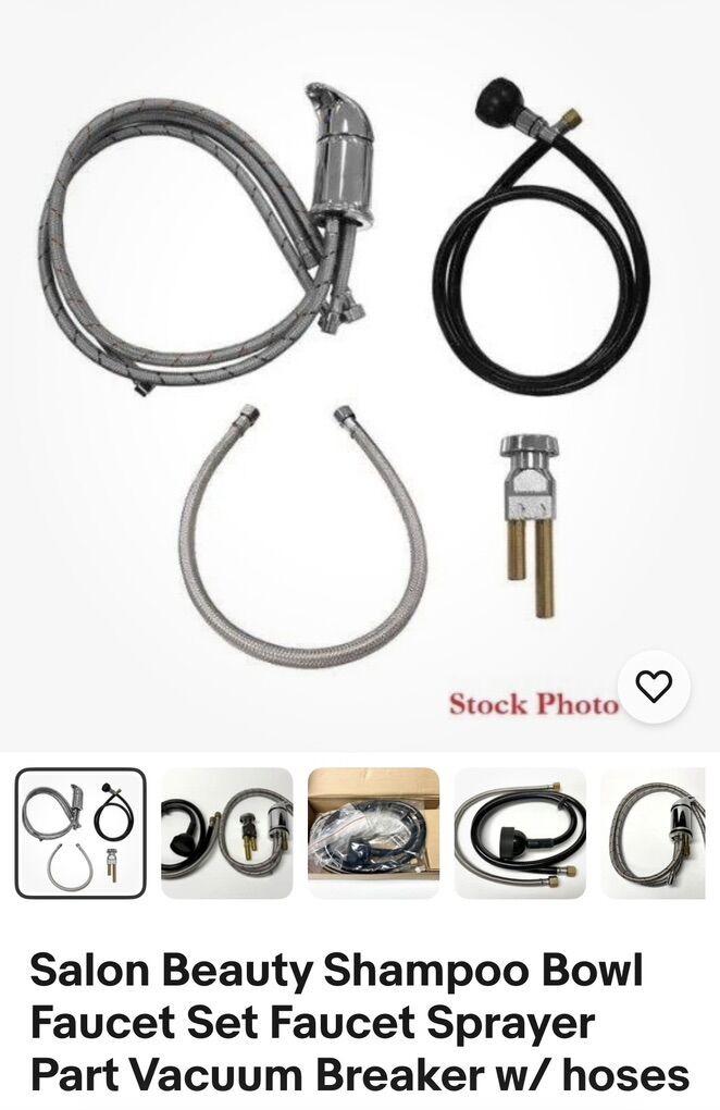 Salon Beauty Shampoo Bowl Faucet Set