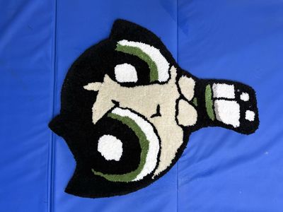Handmade Buttercup Inspired Tufted Wall Art/Rug