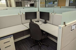 Friant Interra Cubicle with desk