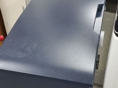 GE Blue Washer and Dryer Drawer Pedestals
