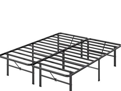 Queen platform bed frame