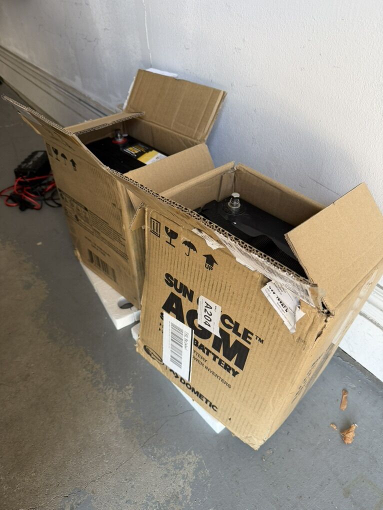 2 Sun Cycle AGM 6V 224ah Solar Battery