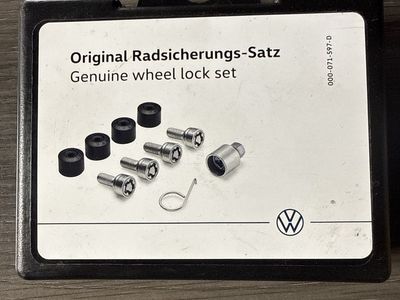 OEM Volkswagen Radsicherungs-Satz Wheel lock set