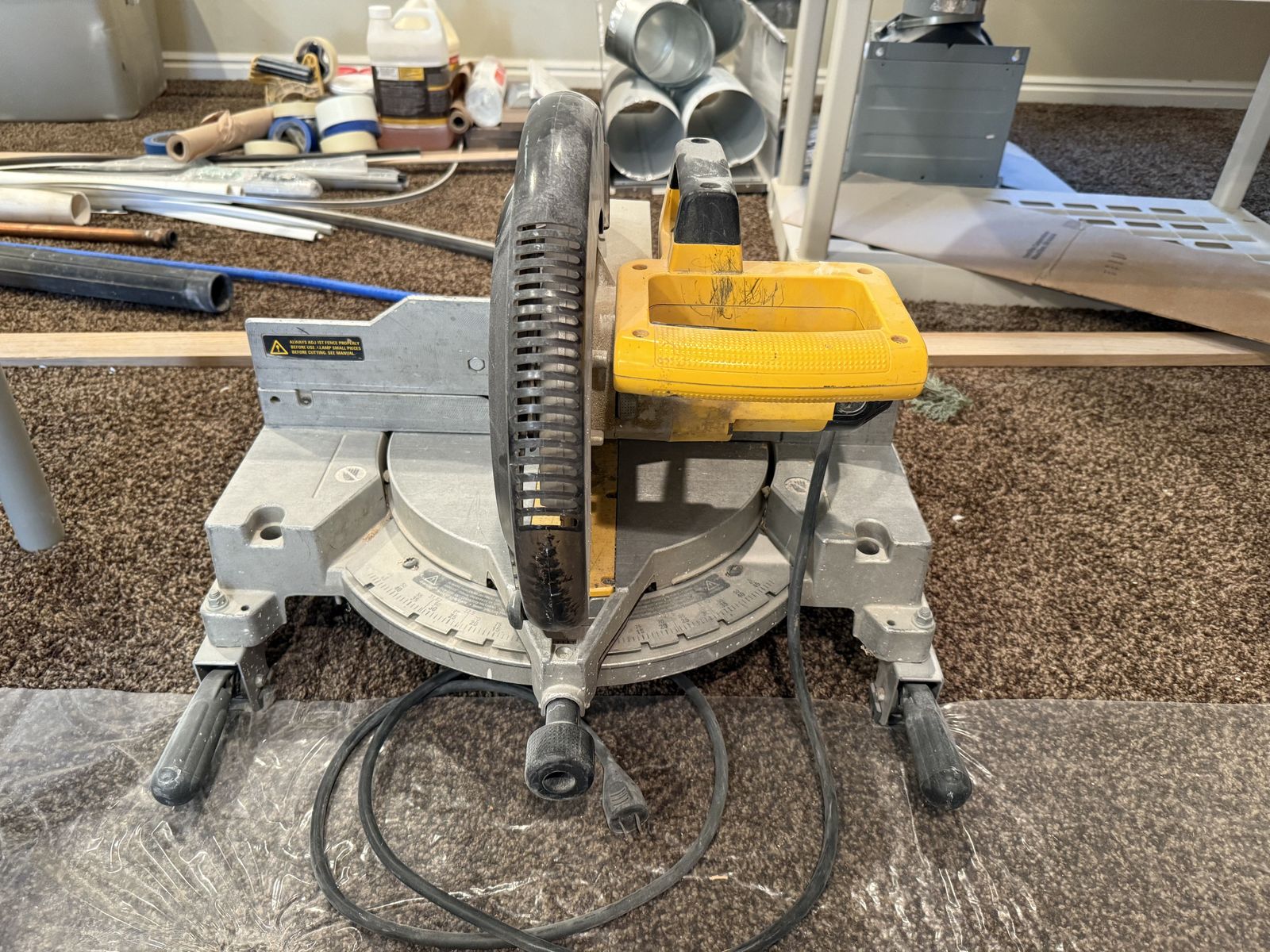 Dewalt 12" miter saw and finish blade
