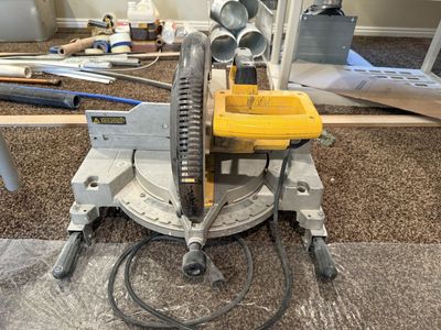 Dewalt 12" miter saw and finish blade