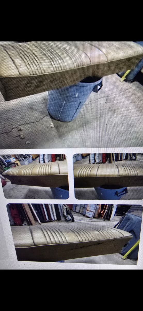 Chevelle rear bench seat GTO cutlass