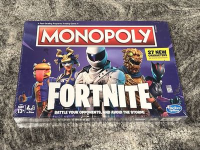 New MONOPOLY E6603 Fortnite Edition Board Game