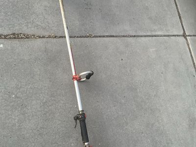 Red Gas-Powered String Trimmer/Weed Wacker for Lawn Care - Used Condition