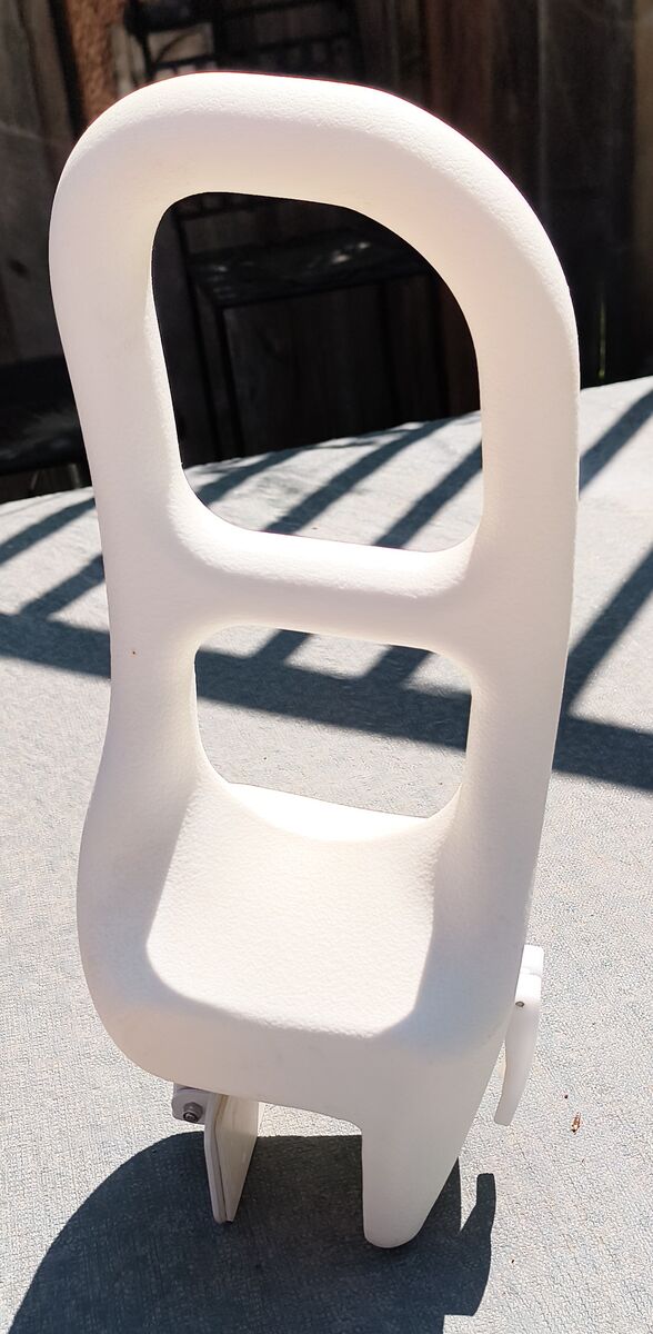 Invacare #7104 White Tub Safety Support Grab Hand Bar Rail - 16"