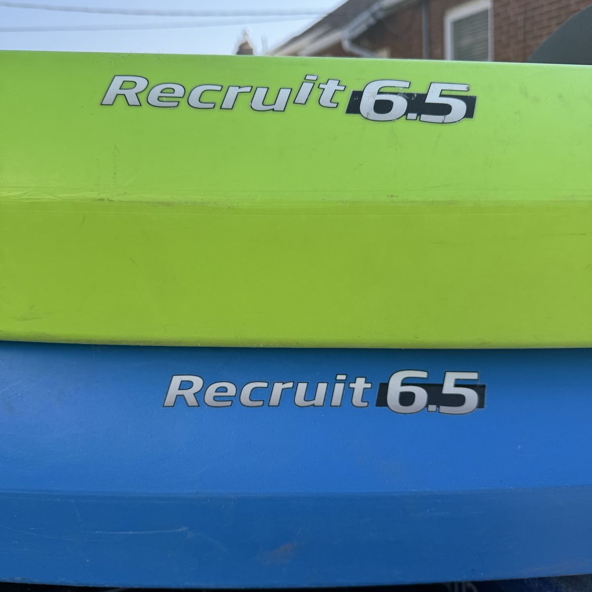 Set of 2 Lifetime Recruit 6.5 Kayaks