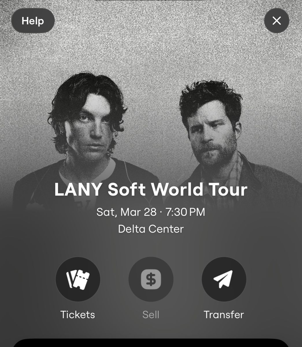 Lany Concert Tickets - 2