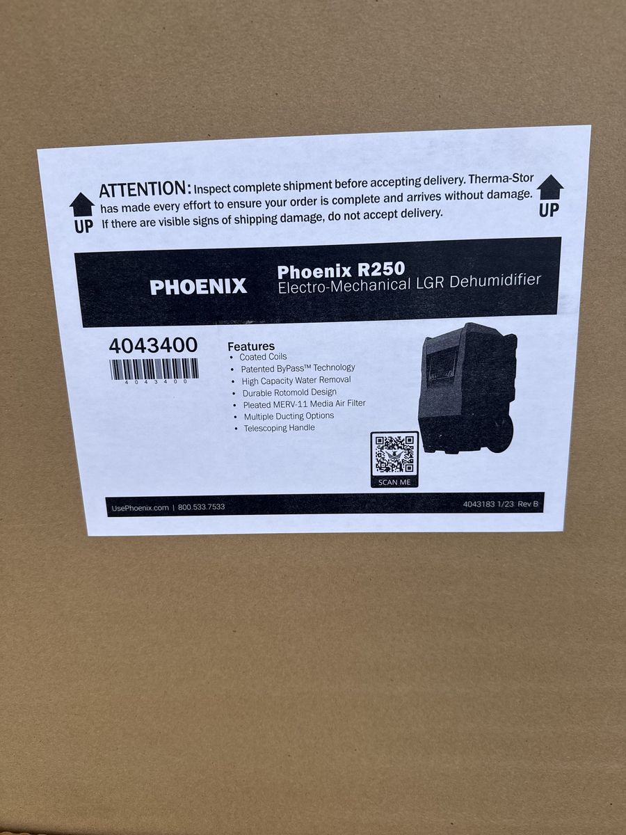 Phoenix R250 LGR XL Dehumidifier