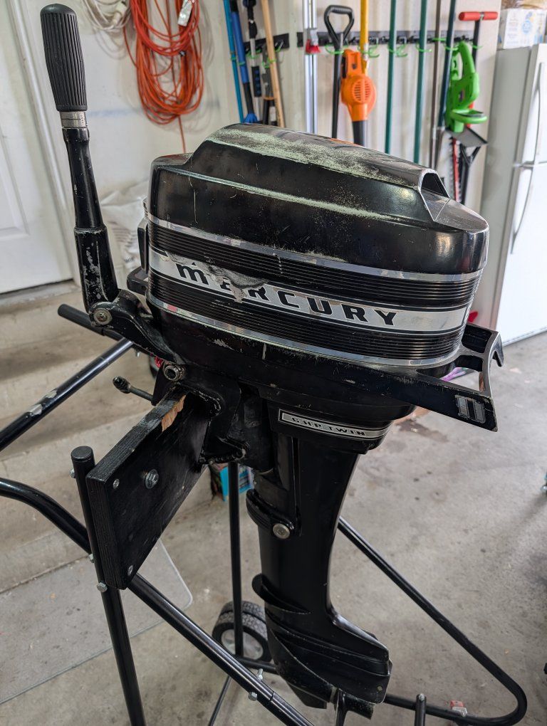 1970s Mercury 6hp Outboard Trolling Motor