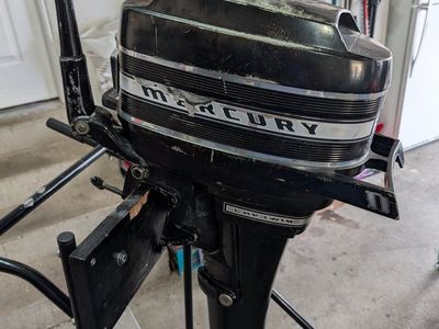1970s Mercury 6hp Outboard Trolling Motor