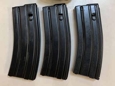 3 - Colt AR-15 30 Round .223/5.56 Steel Mags New