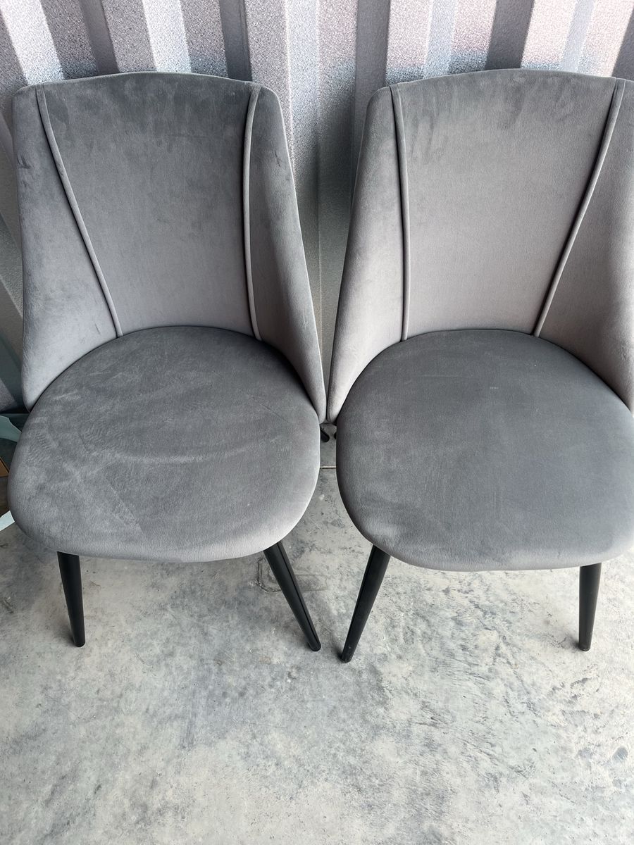 Two Grey Chairs