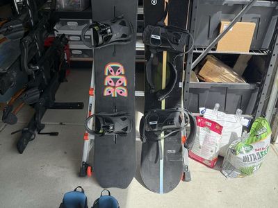 Snowboards And Boots