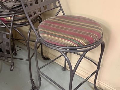 Wrought Iron Bar / Counter Stools