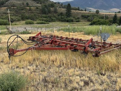 Heavy Duty Red Agricultural Farm Implement Tillage Tool Used