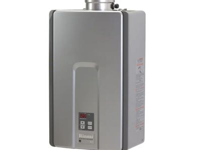 $200 LESS THAN LOWE'S! BRAND NEW IN BOX Rinnai 180,000 BTU, 7.5 GPM Tankless Water Heater
