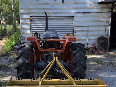Tractor Box Blade with Rippers, 3 Point Hitch 72"