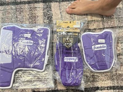 Franklin CPX Slider Protective Sliding Glove & Pads - Purple - Brand New Baseball Gear