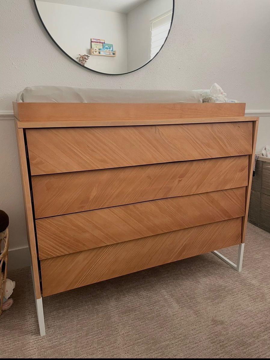 Simply Nursery Boho Dresser with Changing Tray