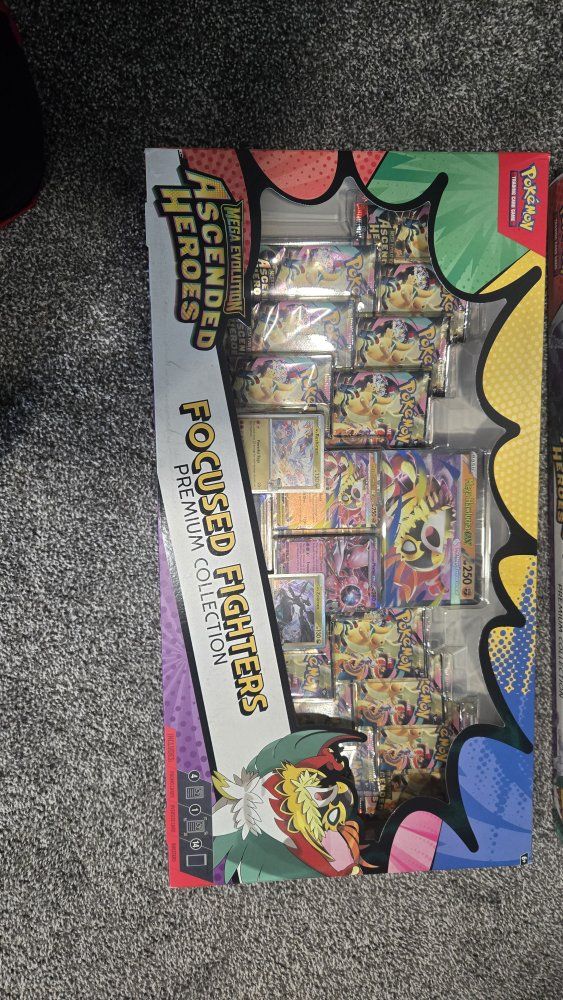 Pokemon TCG Ascended Heroes Mega Evolution Focused Fighters Premium Collection Box