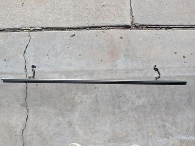Window Curtain Nickle Bar 44 to 86 Inches with Mounting Brackets