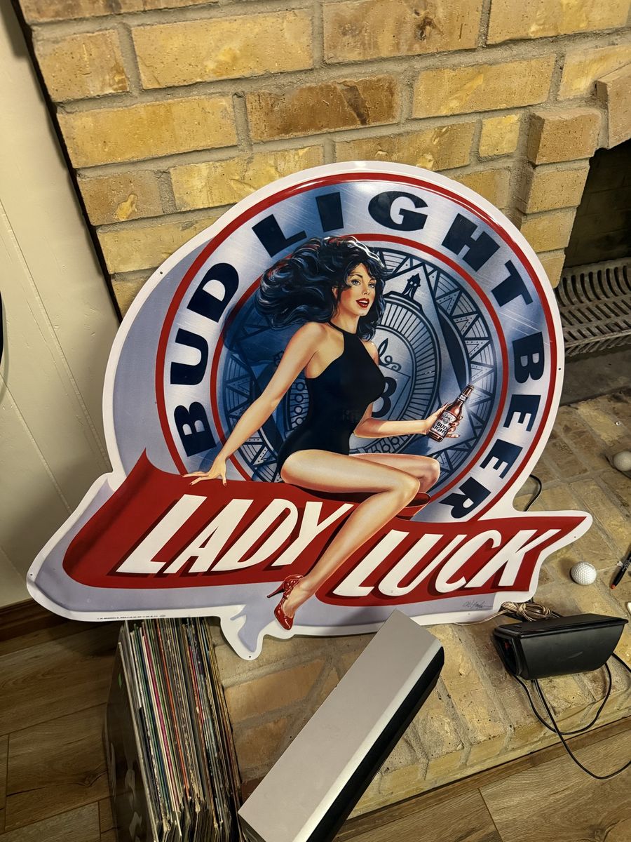 Bud light rare vintage sign