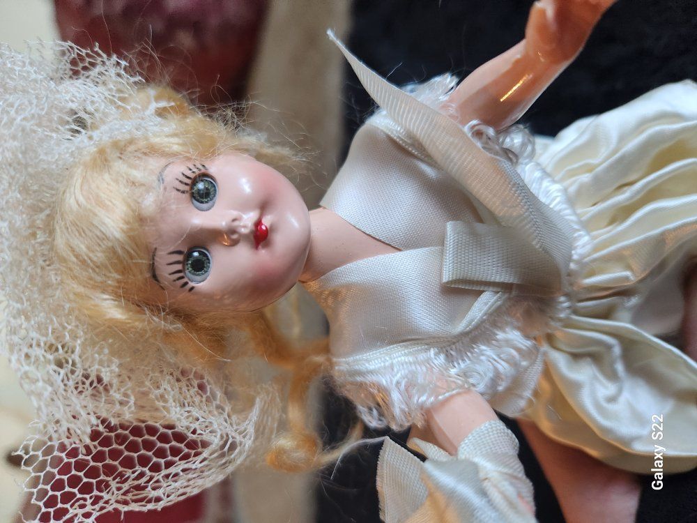 little Antique Wedding Doll