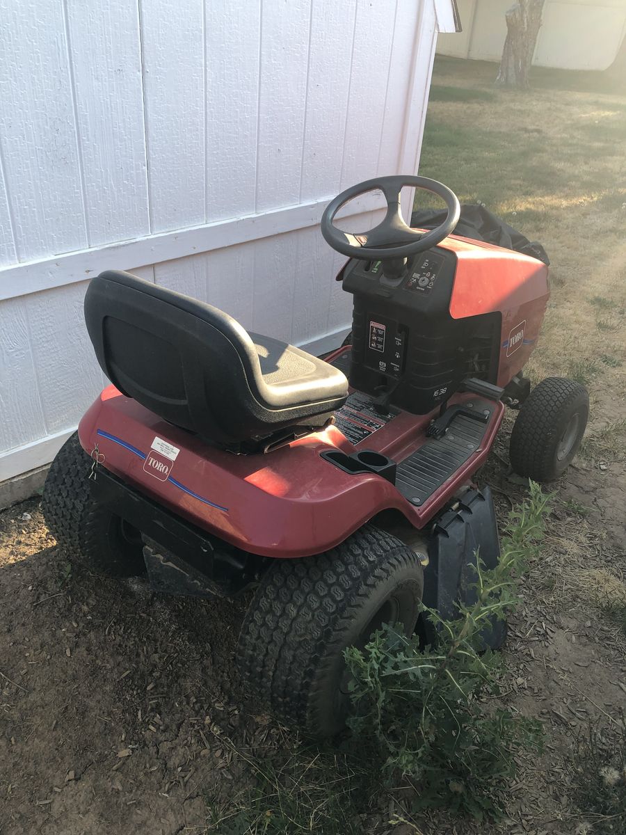Toro Wheel Horse riding mower, $800