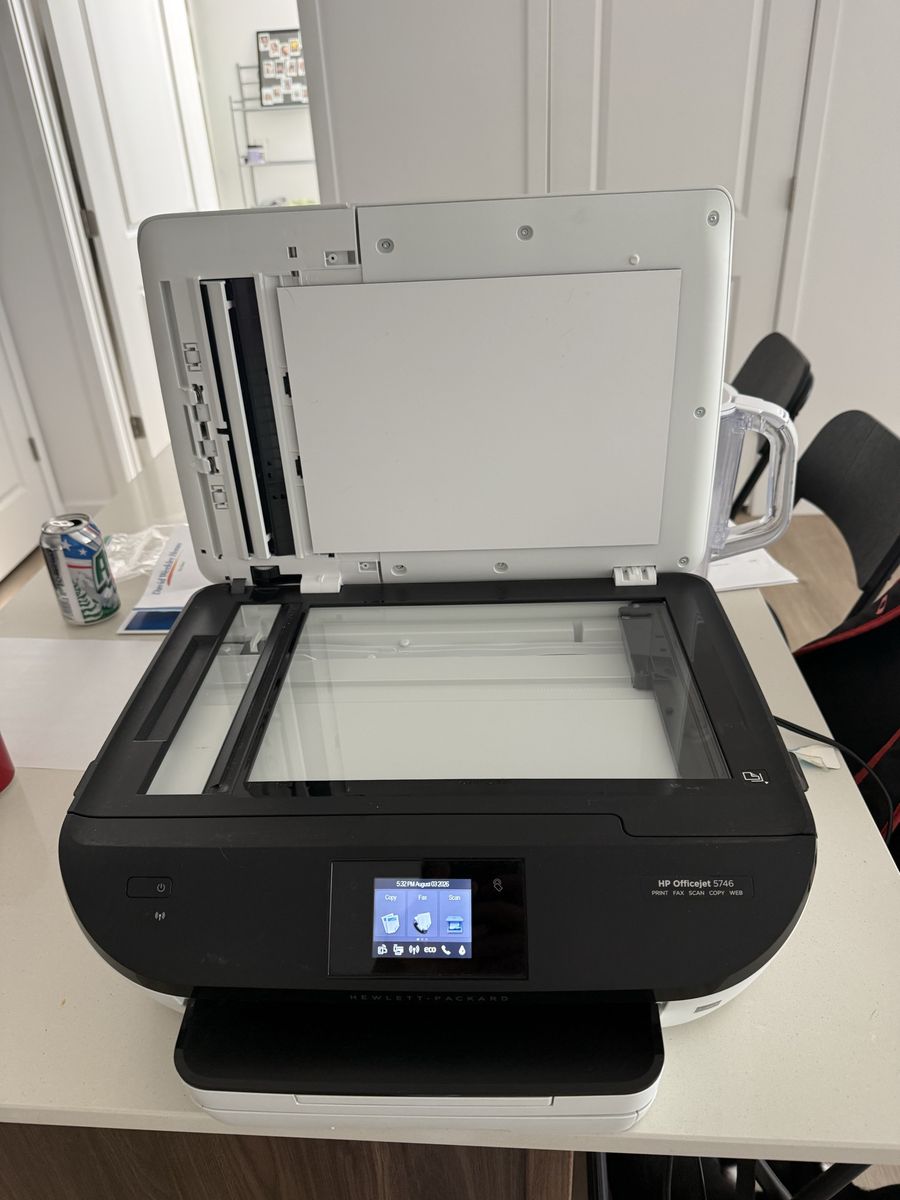 HP Officejet 5746 All-in-One Wireless Inkjet Printer - Print Fax Scan Copy