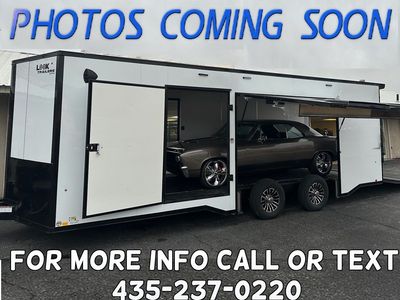 8.5x34 American Hauler Silver Hawk Enclosed Car Hauler Trailer - 7'10" Interior - 18K GVWR - A/C Prep Package, Air Compressor