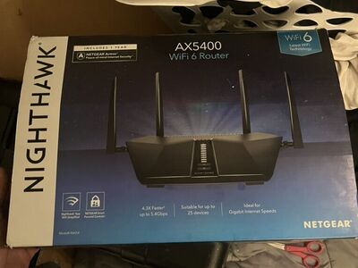 NightHawk AX6 AX5400 WIFI 6 ROUTER!!!