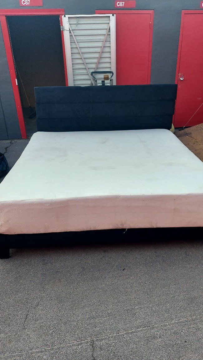 Ikea King Bed Platform with Headboard