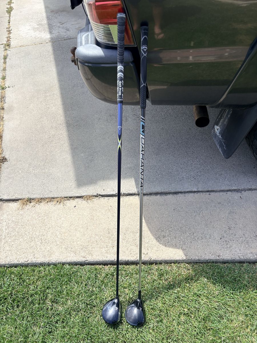 Callaway Women's X 3 Wood (15°) & Rogue 5 Wood - Women's Flex Graphite Shafts