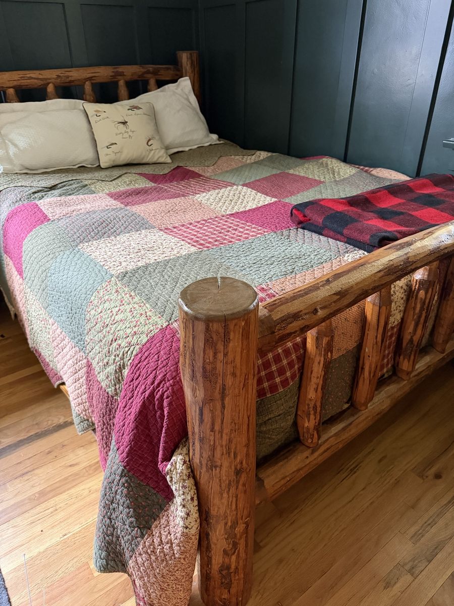 Log furniture bedroom furniture set 