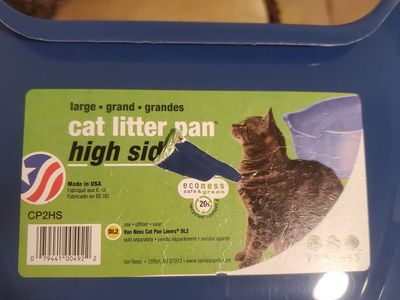 Brand New High Sided Lg Cat Litter Box