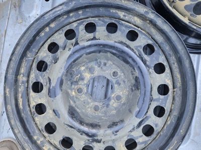 Set of 4 Black Steel 17" Wheels 5x114.3 bolt pattern